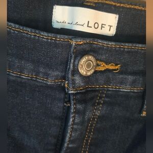 LOFT JEANS, SIZE 31 the skinny